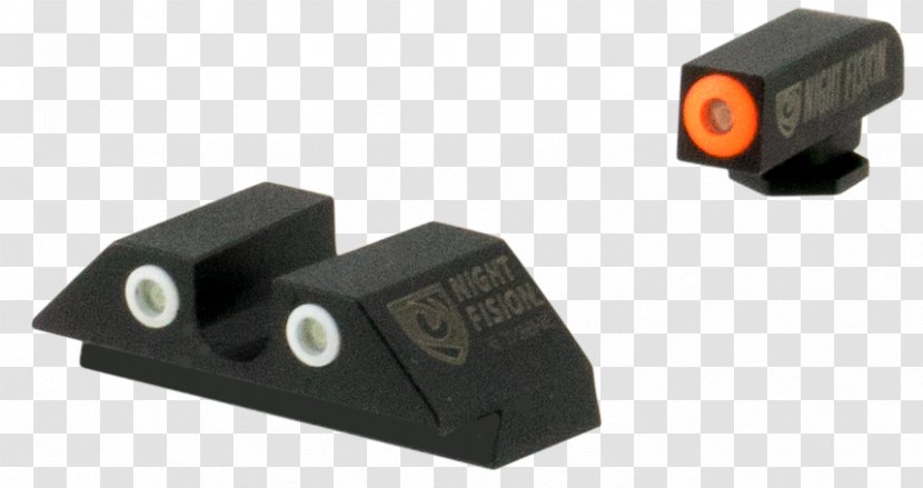 Sight Firearm Glock 20 Pistol - Gun - Tritium Vials Transparent PNG