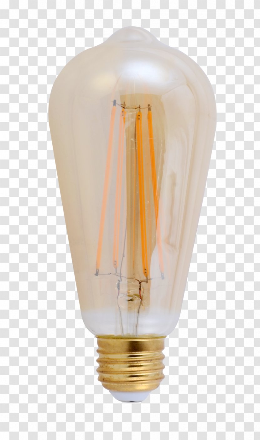 Incandescent Light Bulb LED Lamp Filament Fixture Transparent PNG