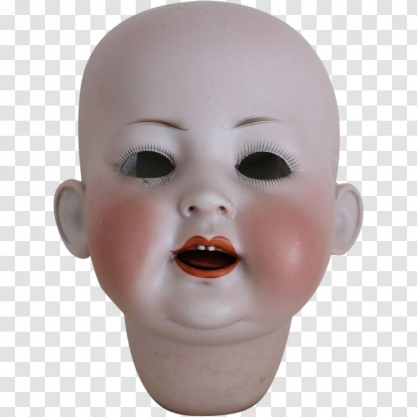 Snout Doll Bisque Porcelain Chin Mouth Transparent PNG