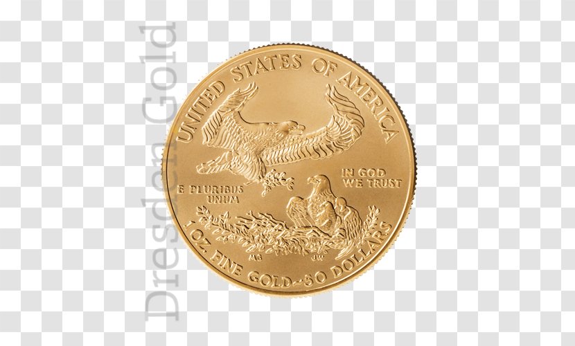 Gold Coin Ounce Bar - Money Transparent PNG