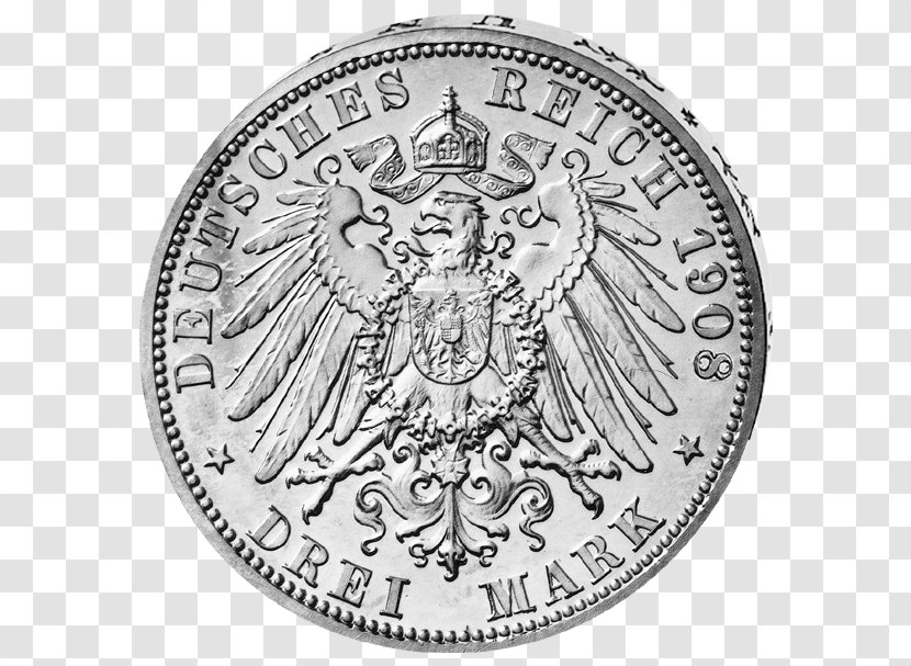 Coin Silver Animal Frederick Augustus III Of Saxony Font - Currency Transparent PNG