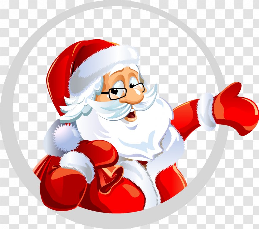 Santa Claus Christmas New Year's Day Wish Clip Art - Gift Transparent PNG