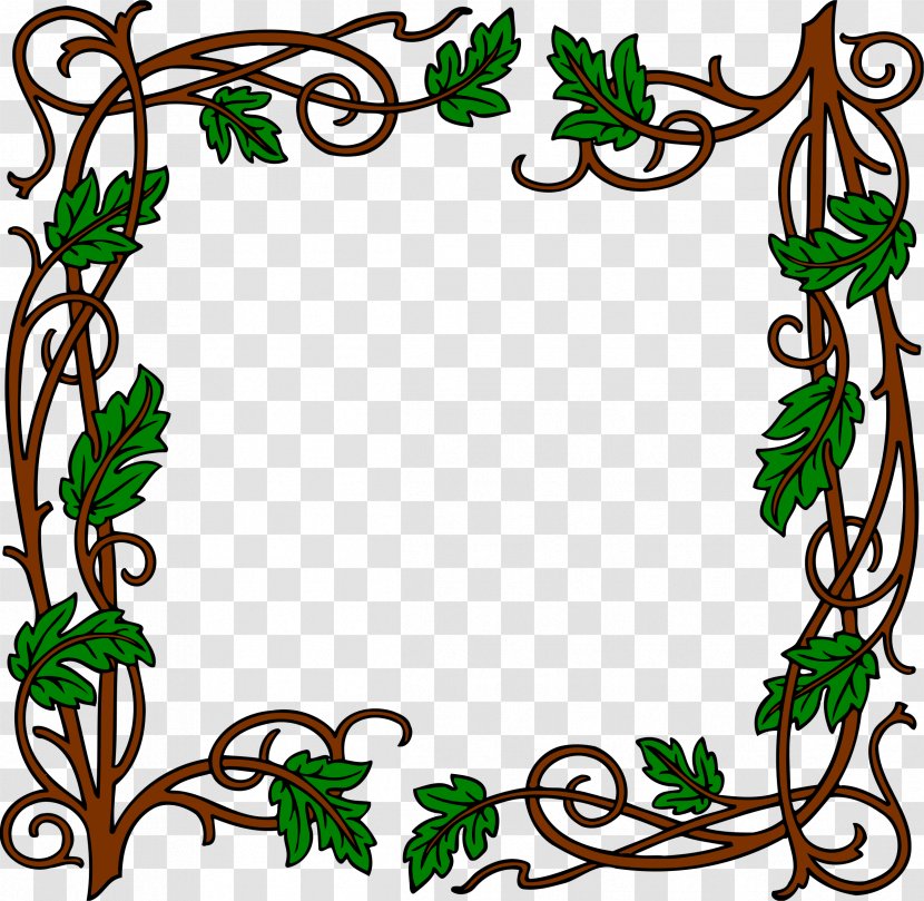 Picture Frames Clip Art - Scrapbooking - Leaf Frame Transparent PNG