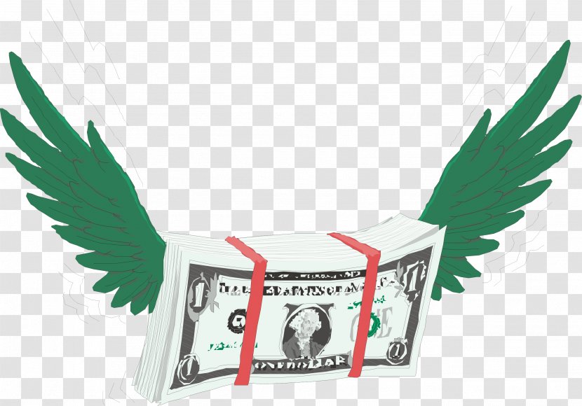 Flight Money Airplane Wing - Price - Vector With Wings Transparent PNG