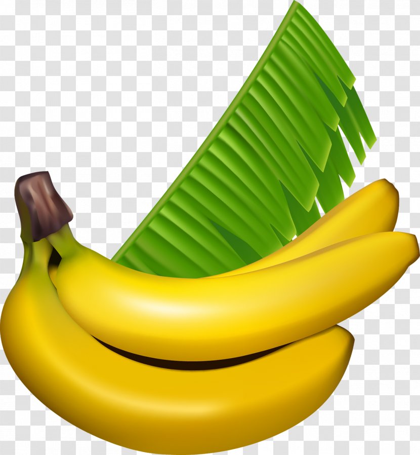 Fruit Drawing Art - Banana Transparent PNG