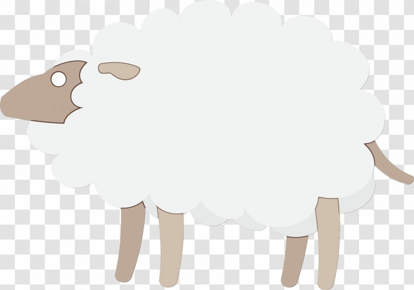 Sheep Cattle Goat Clip Art Product - Cowgoat Family Transparent PNG
