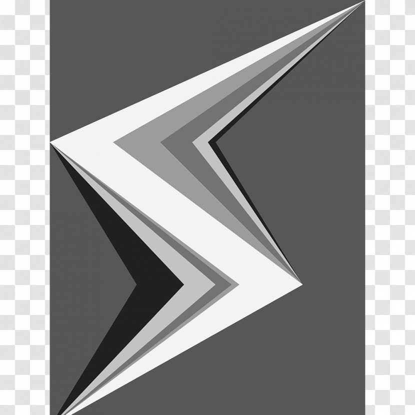 Triangle Brand Font - Arrow Diagram Transparent PNG