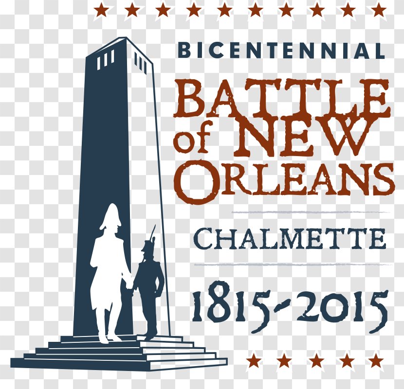 Battle Of New Orleans Logo Wordmark - Machine Embroidery - Design Transparent PNG
