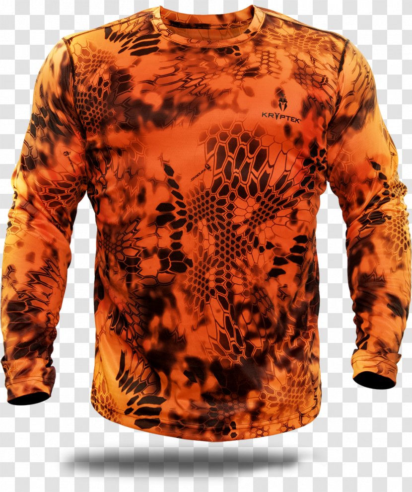 Sleeve Hoodie Shirt Clothing Kryptek Outdoor Group - Jacket Transparent PNG