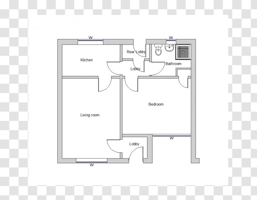 Floor Plan Line - Text - Design Transparent PNG