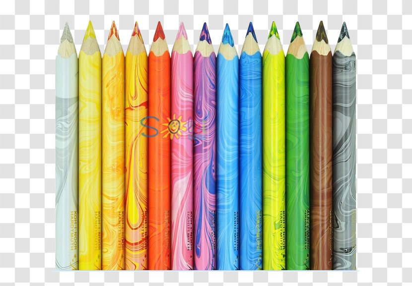 Paper Colored Pencil Watercolor Painting Koh-i-Noor Hardtmuth - Office Supplies Transparent PNG
