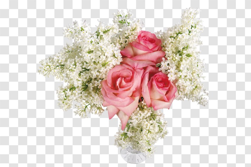 Vase Flower Bouquet Rose Cut Flowers - Petal - Lilac Transparent PNG