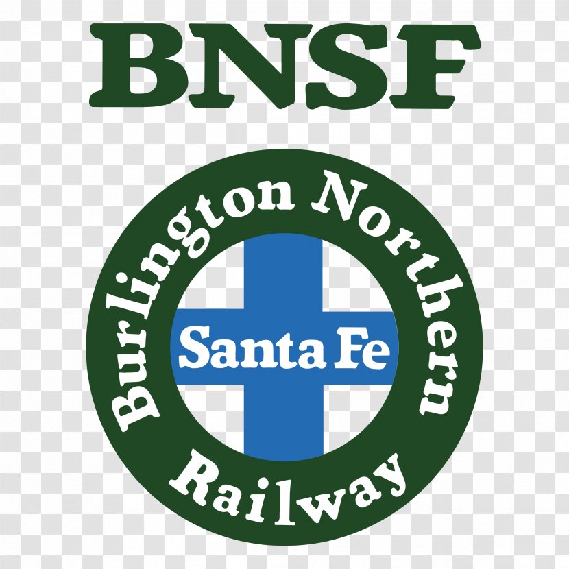 BNSF Railway Logo Rail Transport Train Atchison, Topeka And Santa Fe - Green Transparent PNG