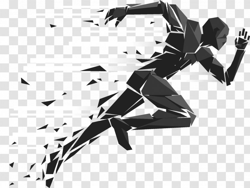 Running Sport Silhouette Illustration - Race Transparent PNG