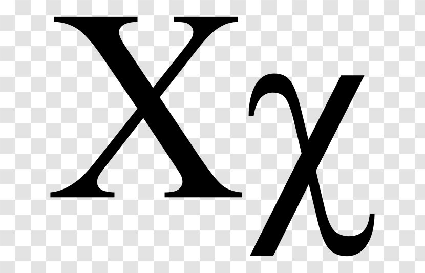 Greek Alphabet Chi Letter Ancient - Symbol Transparent PNG