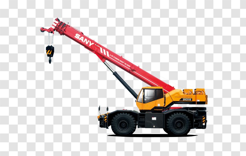 Mobile Crane Sany Architectural Engineering クローラークレーン - Motor Vehicle - Chinese Transparent PNG