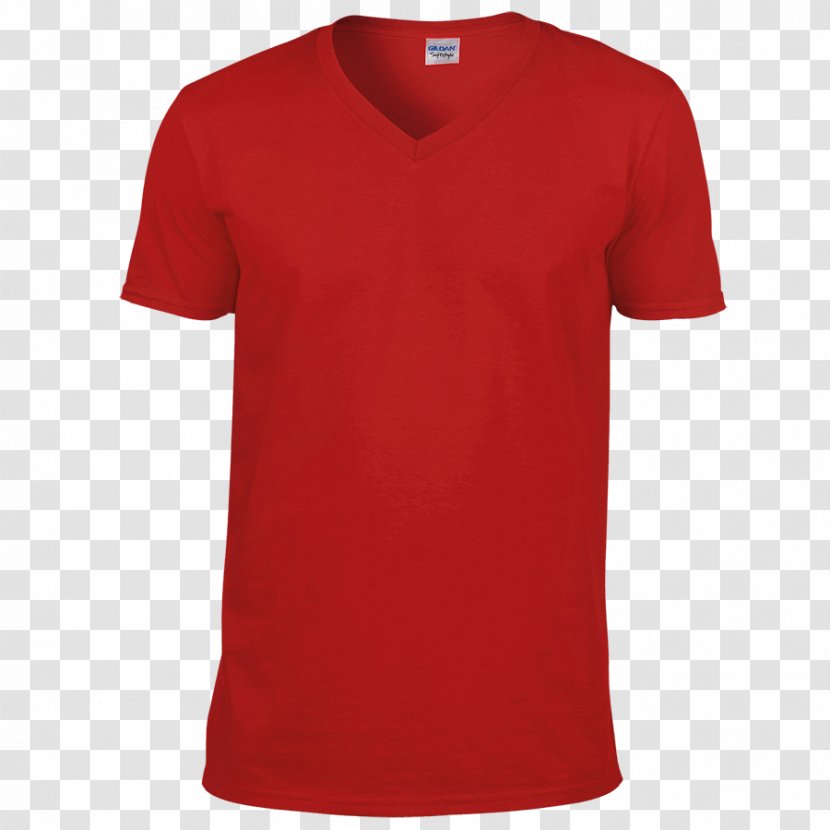T-shirt Neckline Clothing Crew Neck - Red Transparent PNG