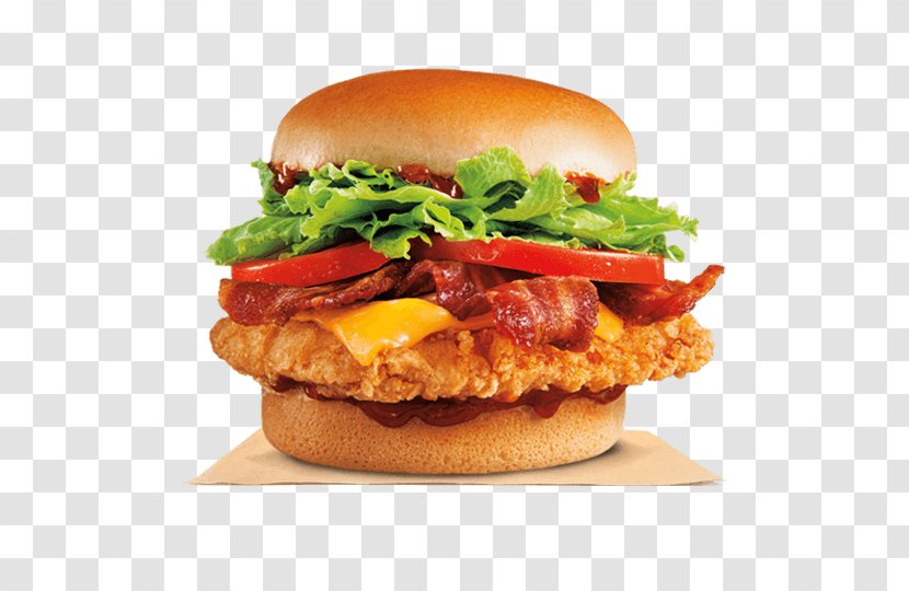 Whopper Hamburger Fast Food TenderCrisp Bacon - Junk - Burger And Sandwich Transparent PNG
