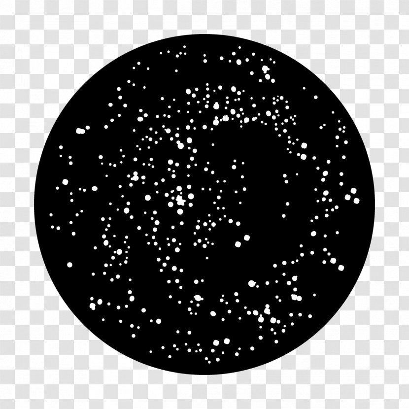 Light Star Gobo Circle Metal - Black Transparent PNG