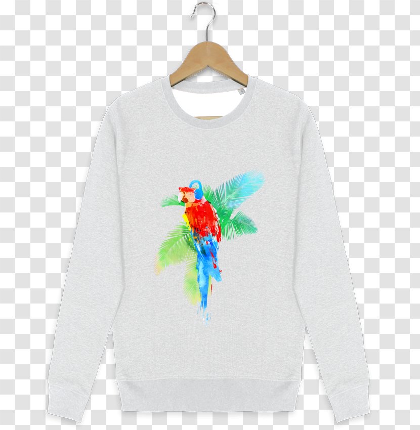 Long-sleeved T-shirt Sweater Bluza - Bird Transparent PNG