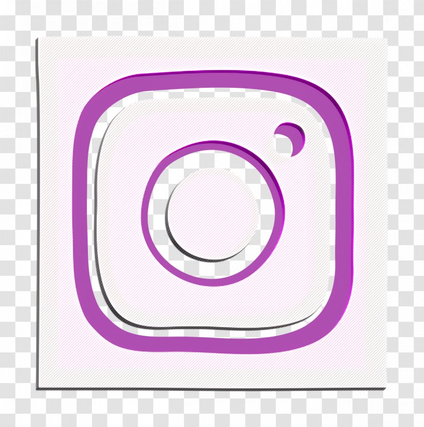Insta Icon Gram Instagram - Magenta - Symbol Transparent PNG