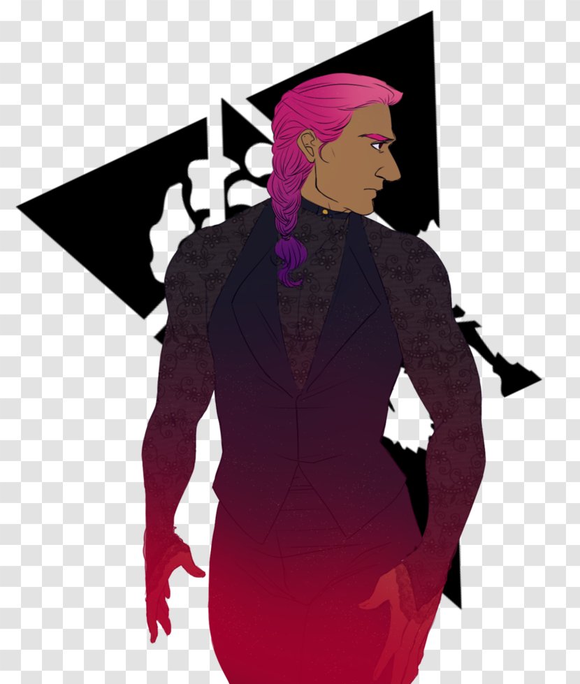 Clip Art Illustration Pink M Character Fiction - Lace Texture Transparent PNG