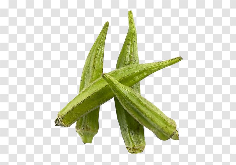 Okra Green Bean Vegetable Pea Transparent PNG