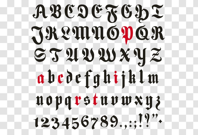 Fette Fraktur Font Typography Handwriting - Love - Fisk Transparent PNG