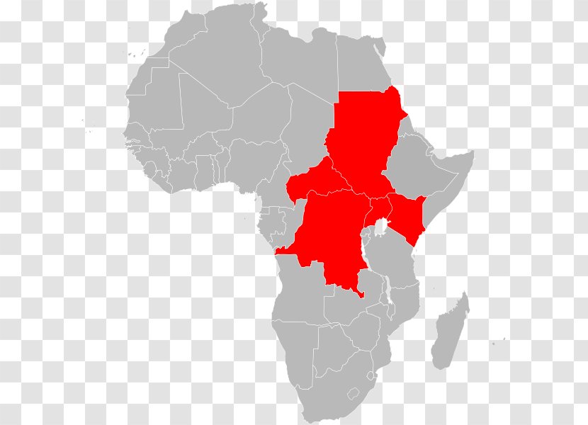 West Africa Blank Map African Continental Free Trade Area Songhai Empire - United Nations Geoscheme Transparent PNG