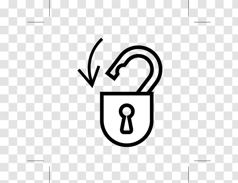 Lock Clip Art - Key - Diagram Transparent PNG