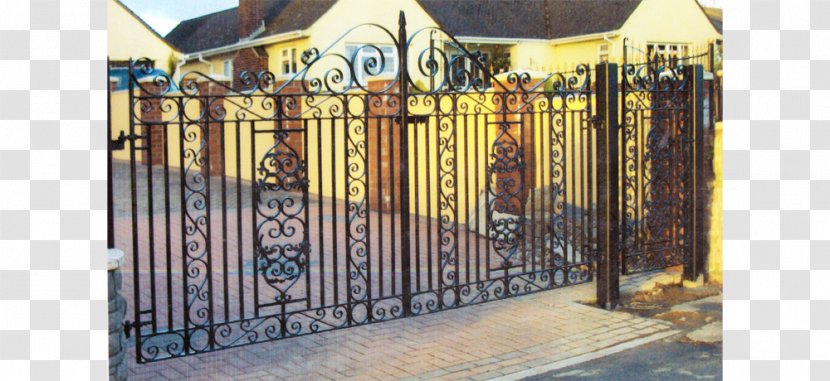 Fence - Facade - Wrought Iron Gate Transparent PNG