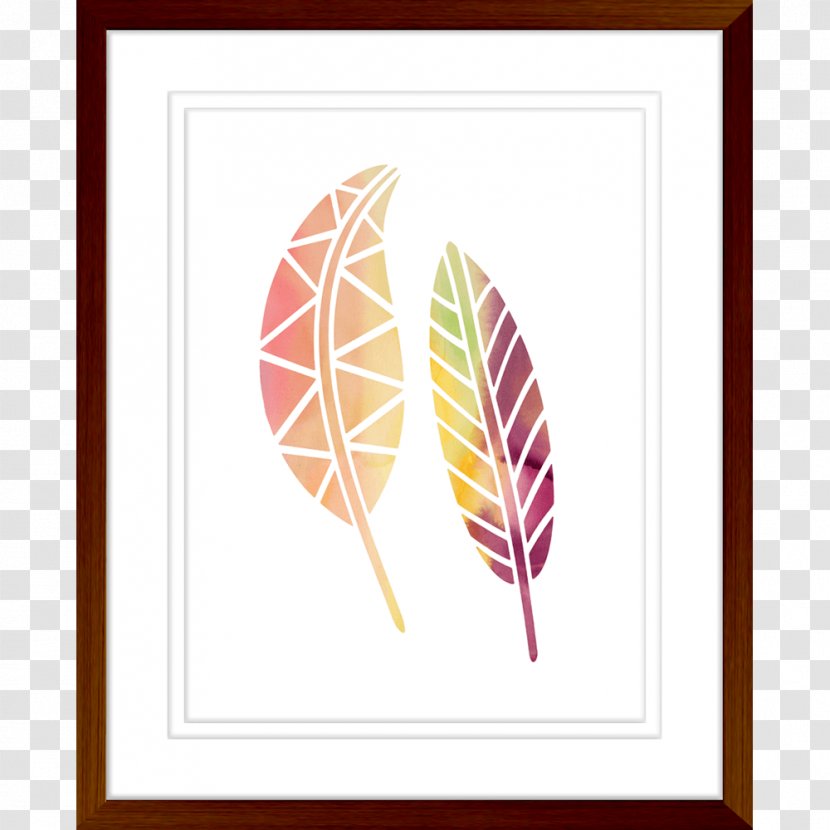 Watercolor Painting Printing Leaf Font Transparent PNG