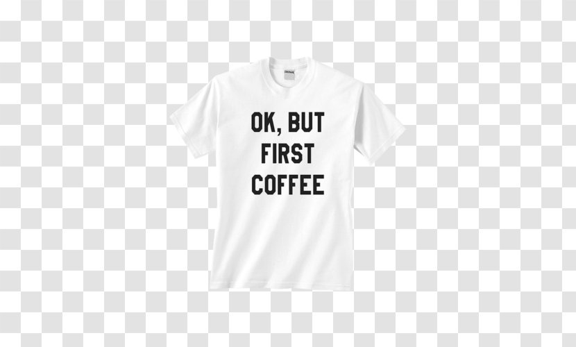 T-shirt Zazzat Coffee Logo Sleeve - Text - Tshirt Transparent PNG