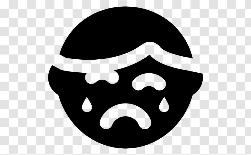 Headgear White Black M Clip Art - Crying People Transparent PNG