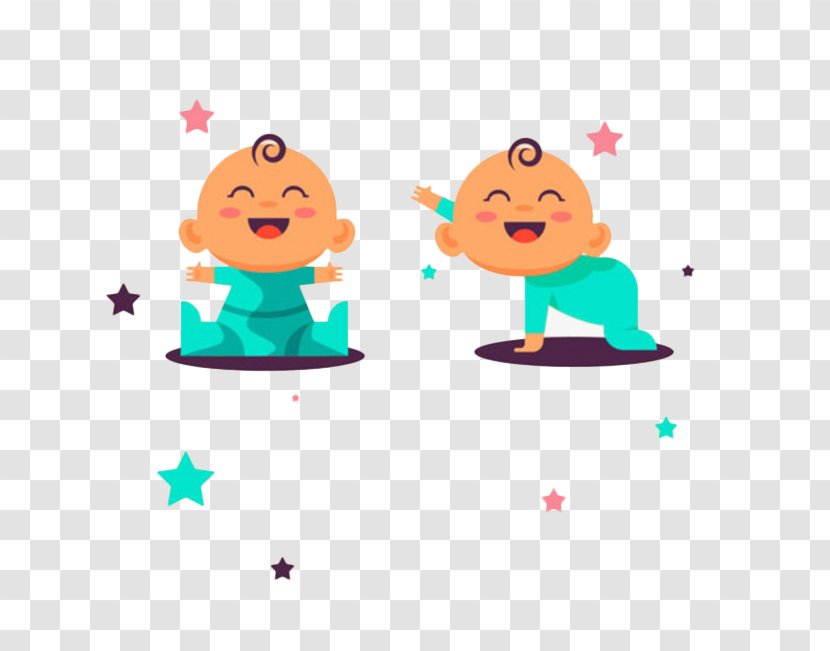 Infant Smile - Flat Design - Cute Baby Laugh Haha Transparent PNG
