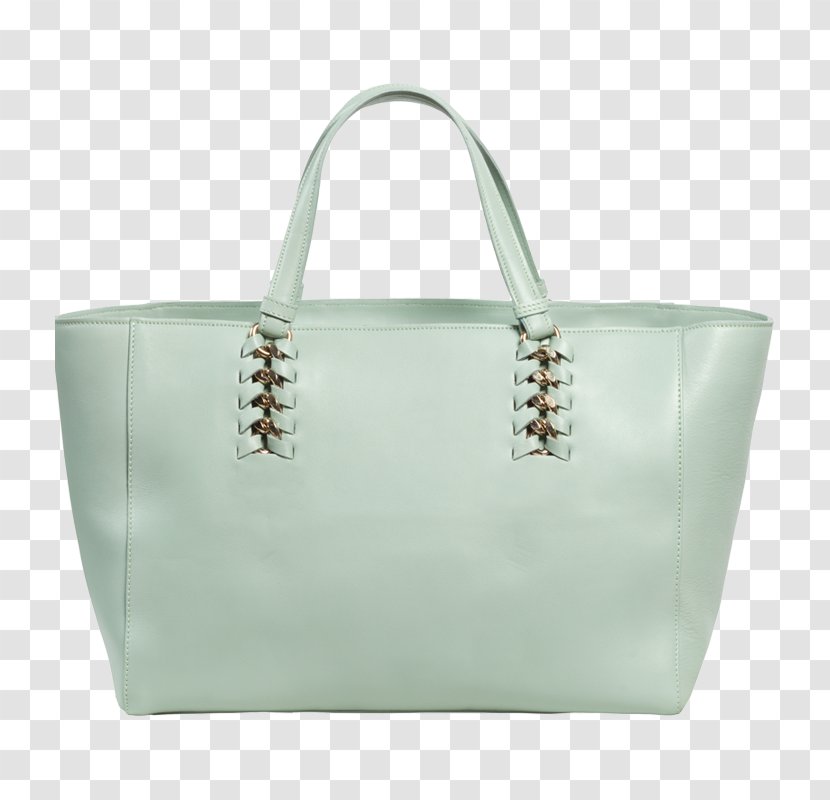Tote Bag Leather Handbag Beige - Shoulder Transparent PNG