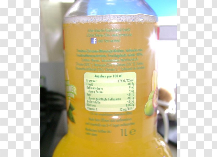 Bottle Liquid - Lemon Cocktail Transparent PNG