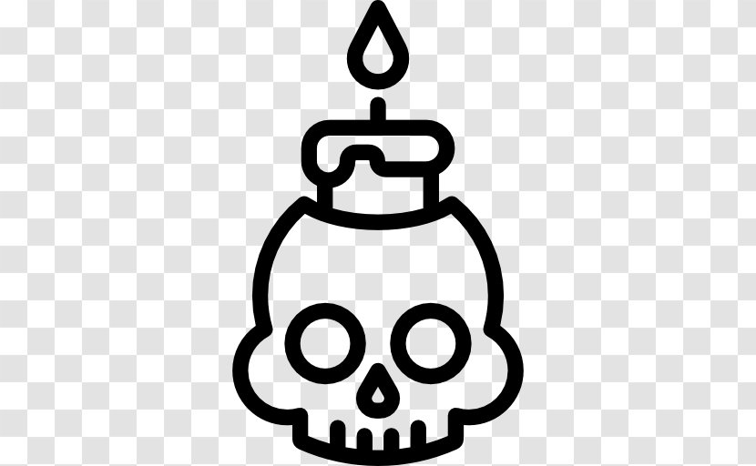 Skull Icon - Black And White - Scream Transparent PNG