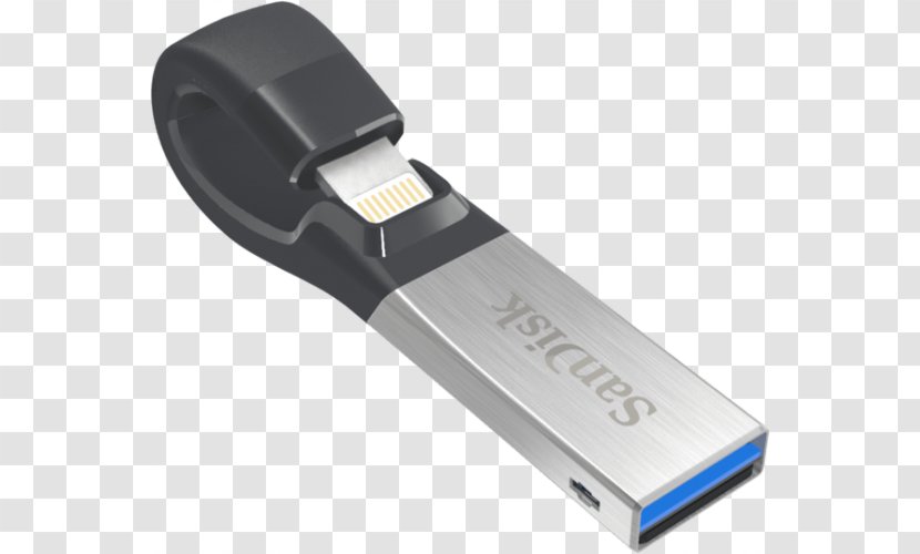 IPad 3 Lightning USB Flash Drives IPhone Sandisk IXpand 2.0 - Ixpand Usb 20 Transparent PNG