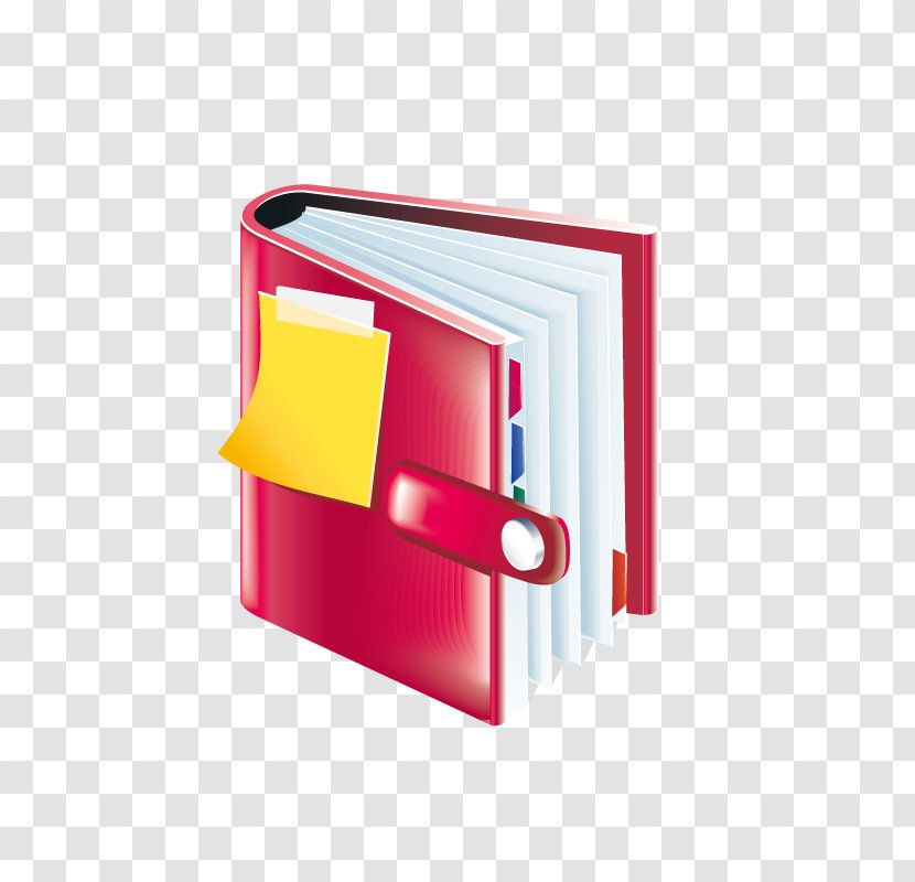Euclidean Vector Pen Icon - Red - Notebook Transparent PNG
