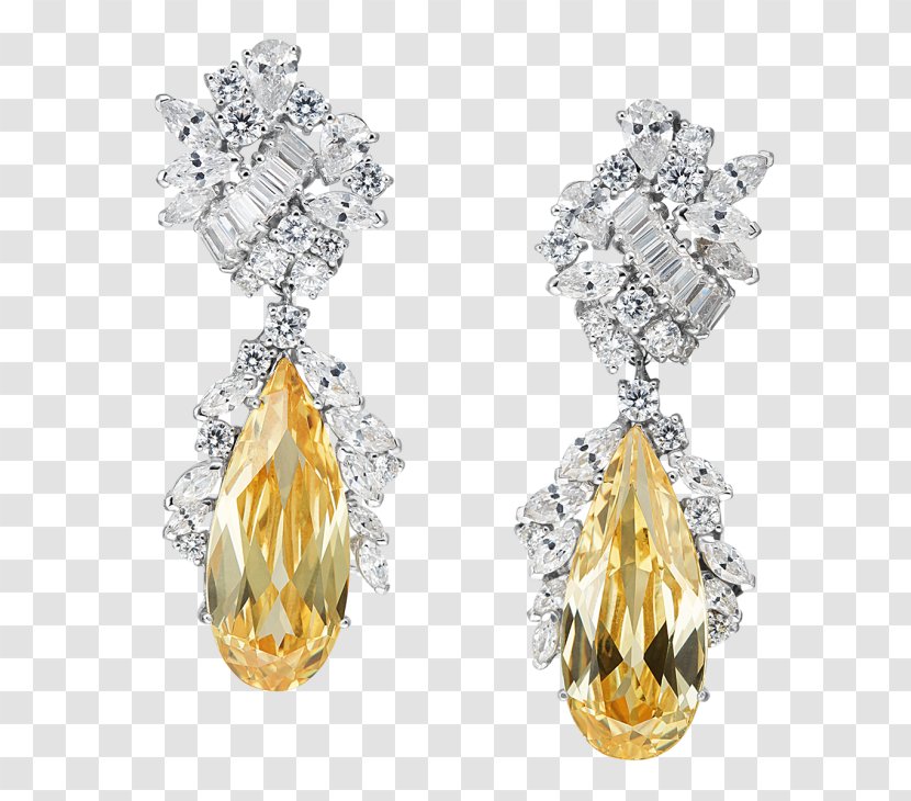 Earring Body Jewellery Clothing Accessories K. Mikimoto & Co. - Diamond Transparent PNG