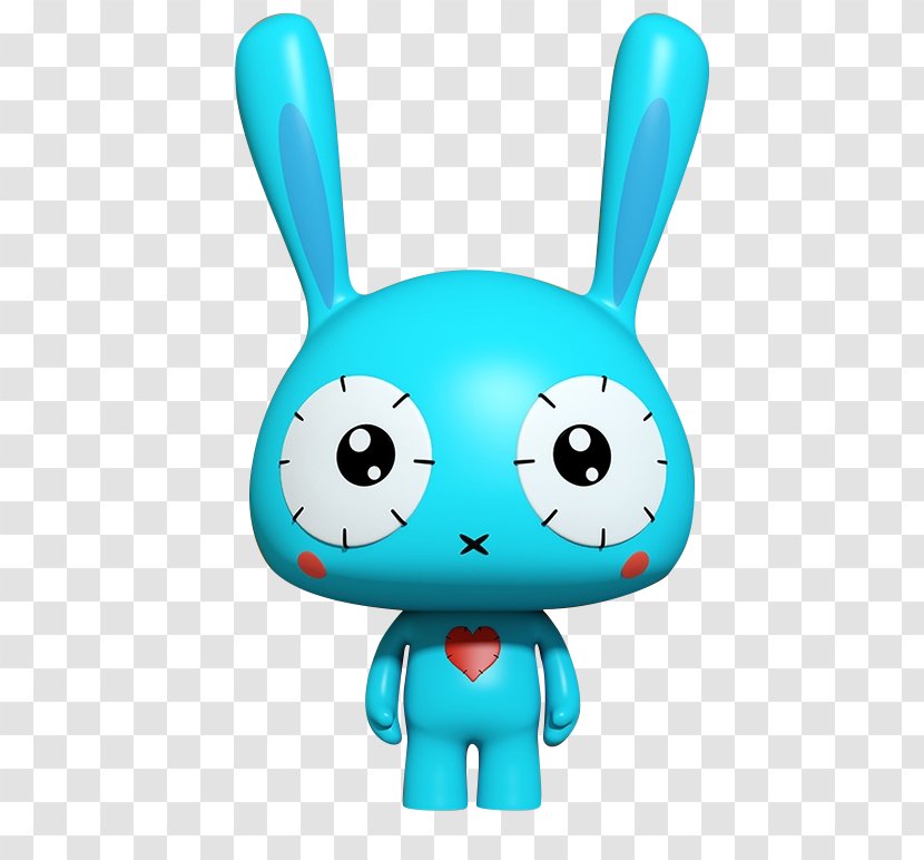 Rabbit Blue Poster - Fictional Character - Bunny Doll Transparent PNG
