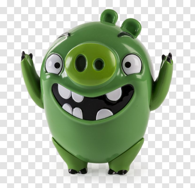 Angry Birds Go! Stella Epic Pig Toy - Green Transparent PNG