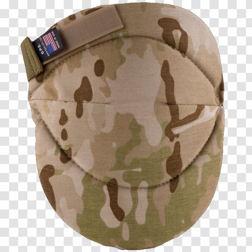 MultiCam Military Camouflage Knee Pad Operational Pattern Transparent PNG