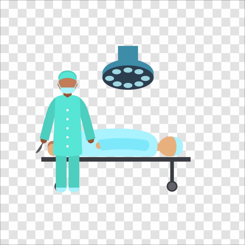 Nurse Anaesthetist Nursing Anesthesia Advanced Practice Registered Anesthesiology - Blue - People Care Flat Operating Table Transparent PNG