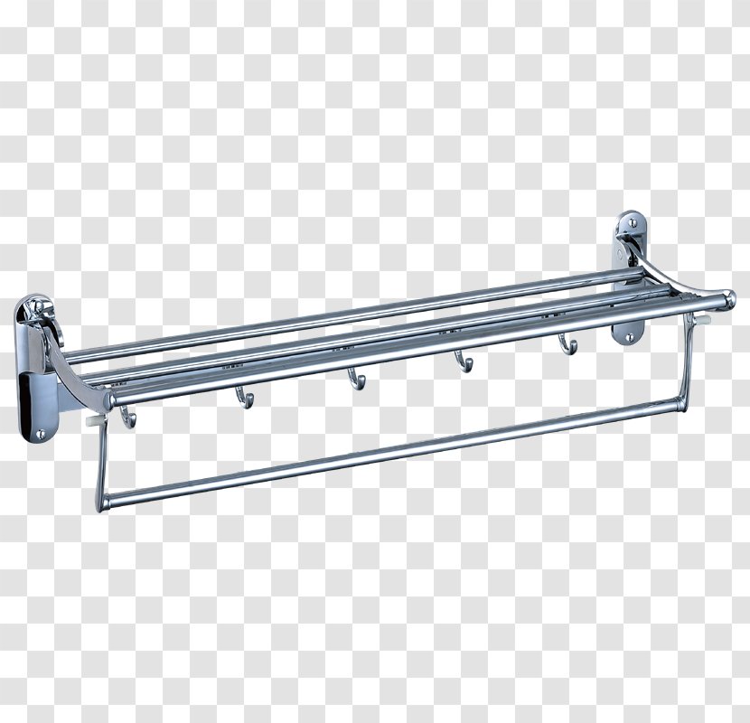 Line Angle Steel - Towel Rack Transparent PNG