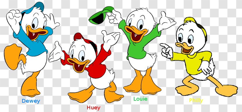 Huey, Dewey And Louie Donald Duck Huey Scrooge McDuck - Ducks Geese Swans Transparent PNG