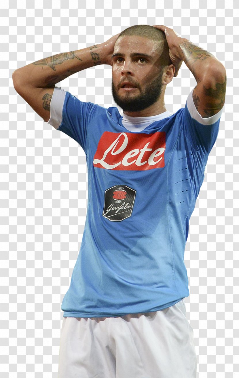 Lorenzo Insigne Jersey T-shirt ユニフォーム Sleeve - Sports Uniform Transparent PNG