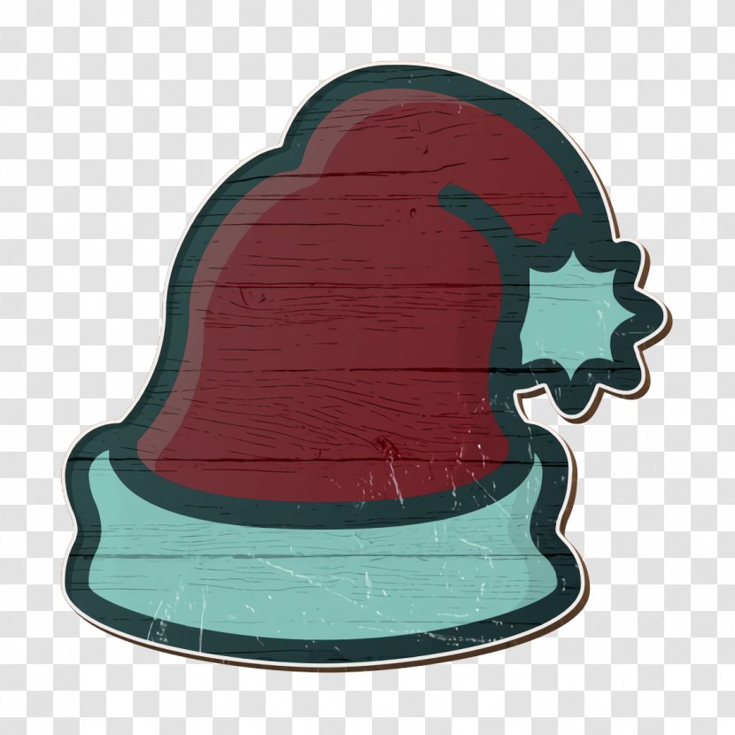 Christmas Icon Claus Hat - Turquoise - Fictional Character Transparent PNG