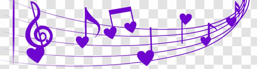 Musical Note Love Theatre Clip Art - Silhouette - Notes Images Transparent PNG